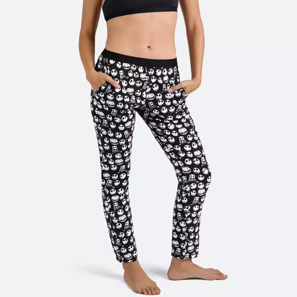 NEW Halloween MeUndies Nightmare Before Christmas Jack Skulls Lounge Pants M